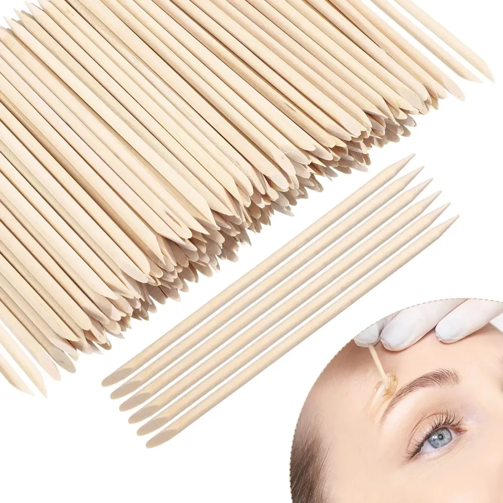 Demissle Eye Brow Wooden Wax Sticks Mini Waxing Applicator Sticks Lip Nose Eyebrow Wood Craft Small Facial Hair Spatula Applicator for Home Spa Hair Removal Smooth Skin Use(400 Pieces) Demissle Eye Brow Wooden Wax Sticks Mini Waxing Applicator Sticks Lip Nose Eyebrow Wood Craft Small Facial Hair Spatula Applicator for Home Spa Hair Removal Smooth Skin Use(400 Pieces)