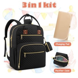 Tenot Baby Diaper Bag Backpack, Travel Diaper Bags for Baby Girl Boy Large Capacity Baby Bag Backpack for Women Black Tenot Baby Diaper Bag Backpack, Travel Diaper Bags for Baby Girl Boy Large Capacity Baby Bag Backpack for Women Black