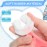 4 Pack U Shaped Toothbrush Kids, Soft Silicone Brush Head Whole Mouth with Handle 360  Oral Teeth Cleaning Design for Toddler Toothbrushes Age 2-6