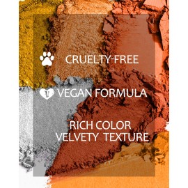 Orange Eyeshadow Palette Long Lasting Orange Eye Shadow for Women High Pigmented 9 Color Waterproof Eye Makeup- 9Orange Orange Eyeshadow Palette Long Lasting Orange Eye Shadow for Women High Pigmented 9 Color Waterproof Eye Makeup- 9Orange