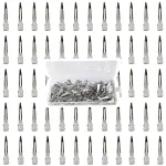 HiJeaton 60Pcs Duck Bill Hair Clips Metal Styling Hair Clips, Alligator Curl Clips, Single Prong Hair Clip for Thick Hair Sectioning, Salon, Bows DIY (Small)