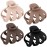 COCIDE 4PCS Hair Claw Clips for Women Acrylic Large Octopus Clip Non-slip Big Spider Hair Claw for Girls Surper Strong Hold Grip Hair Jaw Clip for Thick Hair Accessories for 3.15 inch / 8 cm
