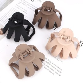 COCIDE 4PCS Hair Claw Clips for Women Acrylic Large Octopus Clip Non-slip Big Spider Hair Claw for Girls Surper Strong Hold Grip Hair Jaw Clip for Thick Hair Accessories for 3.15 inch / 8 cm COCIDE 4PCS Hair Claw Clips for Women Acrylic Large Octopus Clip Non-slip Big Spider Hair Claw for Girls Surper Strong Hold Grip Hair Jaw Clip for Thick Hair Accessories for 3.15 inch / 8 cm