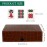 BESTOYARD Portable Mini Mahjong Game Mahjong Set with 146 Tiny Tiles, Brown Carrying Case for Travel-Friendly Family Gatherings and Leisure Activities