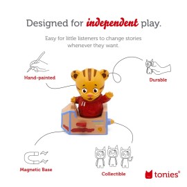 Tonies Daniel The Tiger Audio Toy Figurine from Daniel Tiger\'s Neighborhood Tonies Daniel The Tiger Audio Toy Figurine from Daniel Tiger\'s Neighborhood