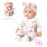 Enjoyin 12\'\' Baby Doll in Gift Box with Pink Cloths, Pacifier, 13\'\'x13\'\' Microfabric Blanket, and Feeding Bottle. Gift Idea for Ages 3+