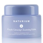 Naturium Purple Ginseng Cleansing Balm Plus Plant-Based Esters & Linoleic-Rich Oils, Smoothing Face Wash, 3.0 oz