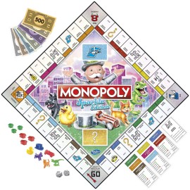 Hasbro Gaming Monopoly Sparkle Edition Board Game, Family Games, with Glittery Tokens, Pearlescent Dice, Sparkly Look, (Amazon Exclusive) Hasbro Gaming Monopoly Sparkle Edition Board Game, Family Games, with Glittery Tokens, Pearlescent Dice, Sparkly Look, (Amazon Exclusive)