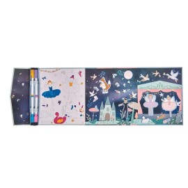 20 Pc Enchanted Playset- Magnetic Puzzle, Doodle Board, Magnetic Pieces & Coloring Play Scene incl. - Educational S.T.E.M Shape Sorting and Creativity Game - Learning to Follow Visual Cues - Ages 3+