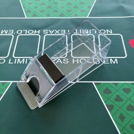 SEETOOOGAMES 4 Deck Clear Blackjack Dealing Shoe SEETOOOGAMES 4 Deck Clear Blackjack Dealing Shoe