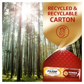 Super Poligrip Power Max Power Hold plus Seal Denture Adhesive Cream, Denture Cream for Secure Hold and Food Seal, Flavor Free - 2.2 oz Super Poligrip Power Max Power Hold plus Seal Denture Adhesive Cream, Denture Cream for Secure Hold and Food Seal, Flavor Free - 2.2 oz