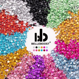 Two Packs of Flatback Rhinestones 4520 Pcs Crystal, Colorful Rhinestones for Nails, Multicolored+ AB+Transparent White Gems with Picker Tools for Bedazzling Nail Crafting Face Makeup Two Packs of Flatback Rhinestones 4520 Pcs Crystal, Colorful Rhinestones for Nails, Multicolored+ AB+Transparent White Gems with Picker Tools for Bedazzling Nail Crafting Face Makeup