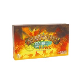 Greater Than Games | Spirit Island: Feather & Flame | Cooperative Strategy Board Game Expansion | 1 to 4 Players | 90+ Minutes | Ages 14+ Greater Than Games | Spirit Island: Feather & Flame | Cooperative Strategy Board Game Expansion | 1 to 4 Players | 90+ Minutes | Ages 14+