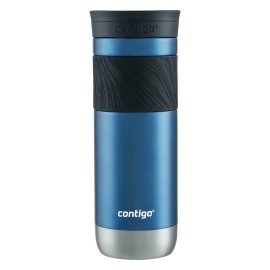 Contigo Byron Vacuum-Insulated Stainless Steel Travel Mug, 20oz - Leak-Proof Lid, BPA-Free, Blue Corn - Perfect Reusable Cup for Coffee or Water; hot and cold beverage holder