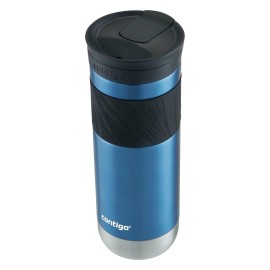 Contigo Byron Vacuum-Insulated Stainless Steel Travel Mug, 20oz - Leak-Proof Lid, BPA-Free, Blue Corn - Perfect Reusable Cup for Coffee or Water; hot and cold beverage holder Contigo Byron Vacuum-Insulated Stainless Steel Travel Mug, 20oz - Leak-Proof Lid, BPA-Free, Blue Corn - Perfect Reusable Cup for Coffee or Water; hot and cold beverage holder