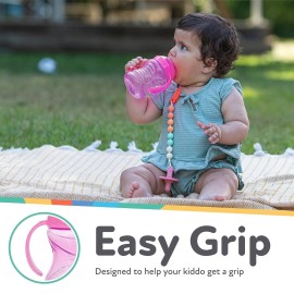 Nuby Clik-It Grip N\' Sip Soft Spout No-Spill Training Sippy Cup with Handles - (3-Pack) 10 oz - 4+ Months - Aqua/Purple/Pink Nuby Clik-It Grip N\' Sip Soft Spout No-Spill Training Sippy Cup with Handles - (3-Pack) 10 oz - 4+ Months - Aqua/Purple/Pink