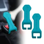 Bucklebee Easy Car Seat Buckle Release Aid for Children Unbuckle Car Seat Release Tool - Car Seat Button Pusher - Car Seat Opener for Nails - Car Seat Buckle Release Tool (2 Packs Teal)