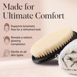 Kitsch Dry Brushing Body Brush for Lymphatic Drainage- Soft Bristles - Reduces Cellulites, Removes Dry Skin and Improves Blood Circulation, Body Exfoliator Scrubber for Glowing Skin, Sauna Accessories Kitsch Dry Brushing Body Brush for Lymphatic Drainage- Soft Bristles - Reduces Cellulites, Removes Dry Skin and Improves Blood Circulation, Body Exfoliator Scrubber for Glowing Skin, Sauna Accessories