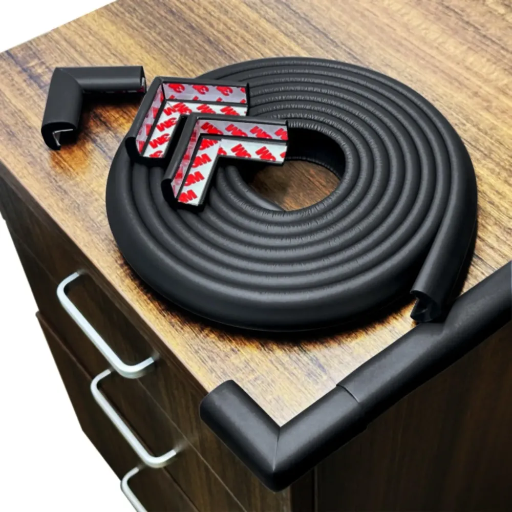 grelex Foam Baby Proof Corners and Edges, Corner Protector Baby(12.5ft Edge+4corners) 3M Adhesive for Table, Furniture, Cut to Any Size, Easy Install and Remove on Wood Metal Glass grelex Foam Baby Proof Corners and Edges, Corner Protector Baby(12.5ft Edge+4corners) 3M Adhesive for Table, Furniture, Cut to Any Size, Easy Install and Remove on Wood Metal Glass