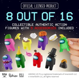 Among Us Crewmate Figures | Toys Out of 16 Collectibles in 1 Box | 8 Among Us Merch Incl. The Peeled and The Clogged | 2 Hidden Impostors | Mini Toys with 5 Addl Hats Among Us Crewmate Figures | Toys Out of 16 Collectibles in 1 Box | 8 Among Us Merch Incl. The Peeled and The Clogged | 2 Hidden Impostors | Mini Toys with 5 Addl Hats