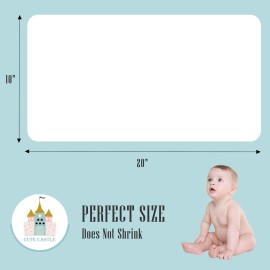 Cute Castle 12 Pack Muslin Burp Cloths for Baby - Ultra-Soft 100% Cotton Baby Washcloths - Large 20\'\' by 10\'\' Super Absorbent Milk Spit Up Rags - Burpy Cloths for Unisex, Boy, Girl - White Cute Castle 12 Pack Muslin Burp Cloths for Baby - Ultra-Soft 100% Cotton Baby Washcloths - Large 20\'\' by 10\'\' Super Absorbent Milk Spit Up Rags - Burpy Cloths for Unisex, Boy, Girl - White