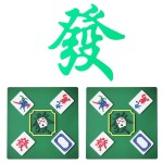ABOOFAN 3Pcs Chinese Mahjong Cake Decoration Mahjong Set Cake Topper Birthday Cake Adorn Baking Cake Mahjong Decor for Birthday Cake Decoration Supplies