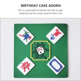 ABOOFAN 3Pcs Chinese Mahjong Cake Decoration Mahjong Set Cake Topper Birthday Cake Adorn Baking Cake Mahjong Decor for Birthday Cake Decoration Supplies ABOOFAN 3Pcs Chinese Mahjong Cake Decoration Mahjong Set Cake Topper Birthday Cake Adorn Baking Cake Mahjong Decor for Birthday Cake Decoration Supplies
