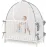 Baby Crib Tent Safety Net, Durable Strong Self-Locking Zippers, Protects from Climbing Out and, Insects, Mosquitoes, Installs with Rods (Crib 52.25 - 28.25)