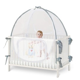 Baby Crib Tent Safety Net, Durable Strong Self-Locking Zippers, Protects from Climbing Out and, Insects, Mosquitoes, Installs with Rods (Crib 52.25 - 28.25) Baby Crib Tent Safety Net, Durable Strong Self-Locking Zippers, Protects from Climbing Out and, Insects, Mosquitoes, Installs with Rods (Crib 52.25 - 28.25)