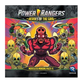 Renegade Games Studios Power Rangers Heroes of The Grid: Merciless Minions Pack 1 - Expansion to Heroes of The Grid. 2-5 Players, Ages 14+, 45-60 Min Game Play