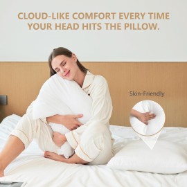 Obruosci Luxury Pillow Inserts, Pack of 4, 16 x 16 inches Hypoallergenic Ultra Soft White Polyester Microfiber Durable Couch Cushion Fillers Obruosci Luxury Pillow Inserts, Pack of 4, 16 x 16 inches Hypoallergenic Ultra Soft White Polyester Microfiber Durable Couch Cushion Fillers