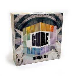 Greater Than Games | The Cube: Area 51 | Strategy Board Game | Tile Placement and Area Control | 2 to 4 Players | 45 Minutes | Ages 14+