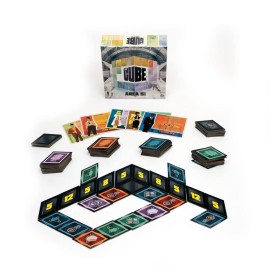 Greater Than Games | The Cube: Area 51 | Strategy Board Game | Tile Placement and Area Control | 2 to 4 Players | 45 Minutes | Ages 14+