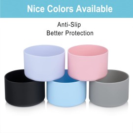 DBIW Silicone Boot for Hydroflask 12 16 18 20 21 24 OZ Water Bottle, Bottom Boots Protector Bumper for 30 40 OZ Stanley Cup, Accessories Anti-slip, Protective Sleeve Tumbler Cover, Light Pink DBIW Silicone Boot for Hydroflask 12 16 18 20 21 24 OZ Water Bottle, Bottom Boots Protector Bumper for 30 40 OZ Stanley Cup, Accessories Anti-slip, Protective Sleeve Tumbler Cover, Light Pink