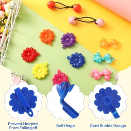 Giegxin 60 Pcs Self Hinge Hair Barrettes Ball Bubble Hair Accessories for Girls Set Plastic Girls Barrettes Clips Assorted Elastic Ponytail Holder Toddler Ball Ties(ovely Style) Giegxin 60 Pcs Self Hinge Hair Barrettes Ball Bubble Hair Accessories for Girls Set Plastic Girls Barrettes Clips Assorted Elastic Ponytail Holder Toddler Ball Ties(ovely Style)
