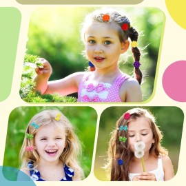Giegxin 60 Pcs Self Hinge Hair Barrettes Ball Bubble Hair Accessories for Girls Set Plastic Girls Barrettes Clips Assorted Elastic Ponytail Holder Toddler Ball Ties(ovely Style) Giegxin 60 Pcs Self Hinge Hair Barrettes Ball Bubble Hair Accessories for Girls Set Plastic Girls Barrettes Clips Assorted Elastic Ponytail Holder Toddler Ball Ties(ovely Style)