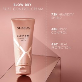 Nexxus Smooth & Full Blow Dry Balm Weightless Style Frizz Control, Volume & Heat Protect Styling Cream for Smooth & Full Hair 6 oz Nexxus Smooth & Full Blow Dry Balm Weightless Style Frizz Control, Volume & Heat Protect Styling Cream for Smooth & Full Hair 6 oz