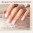 AILLSA Milky White Gel Nail Polish Nude Gel Polish Natural Color Translucent Jelly Gel Polish Soak Off U V Clear Coat Gel Neutral Nails for Winter Nail Art French Manicure at Home 0.51 Fl Oz /GB07