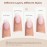 AILLSA Milky White Gel Nail Polish Nude Gel Polish Natural Color Translucent Jelly Gel Polish Soak Off U V Clear Coat Gel Neutral Nails for Winter Nail Art French Manicure at Home 0.51 Fl Oz /GB07
