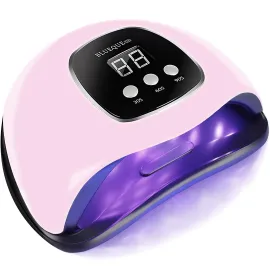 BIGBEAR UV Light for Nails, 48W UV LED Nail Lamp for Gel Polish, Fast Nail Dryer with Automatic Sensor, 3 Timer Setting, Small and Portable, LED Nail Light for Fingernail and Toenail Nail