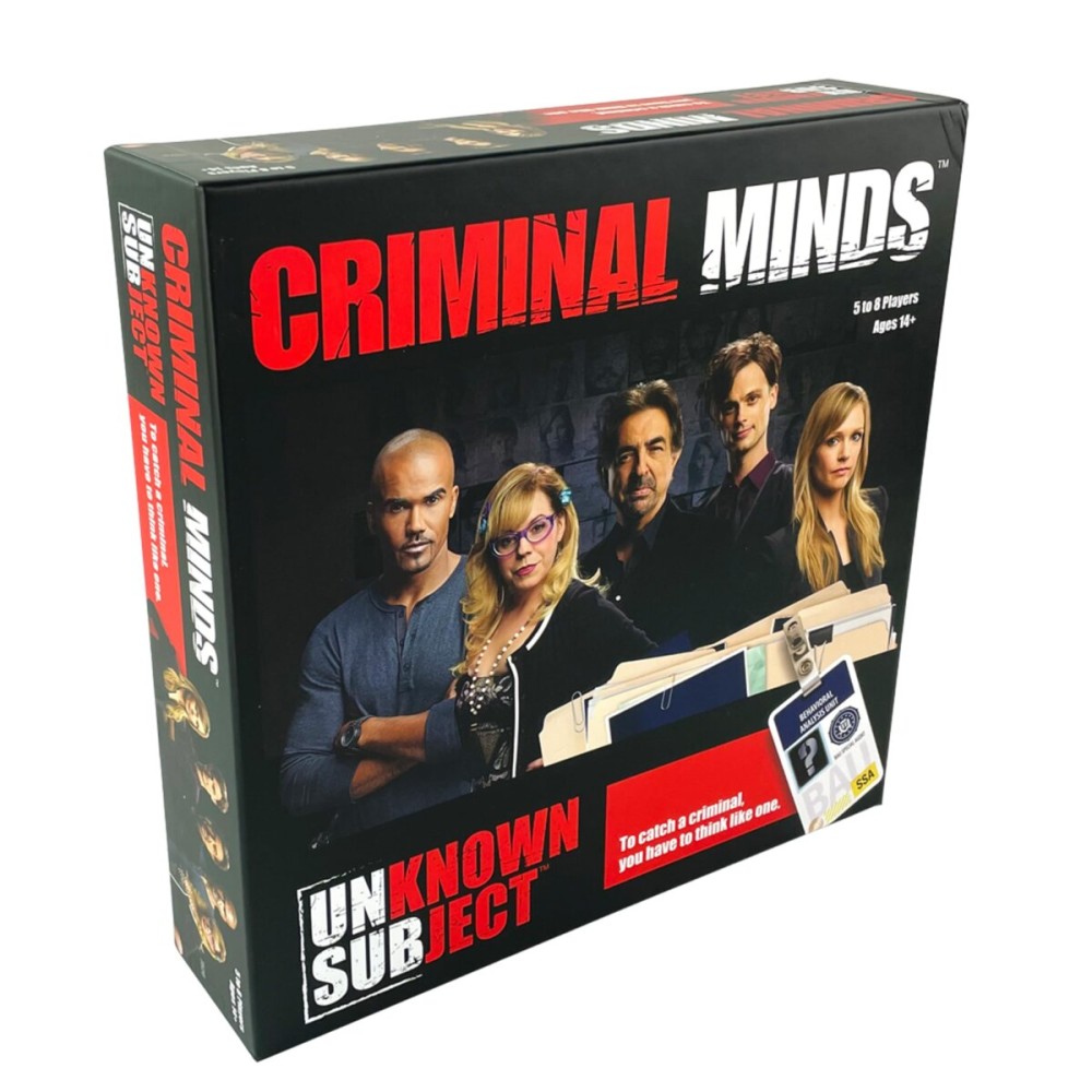 Criminal Minds Unknown Subject Board Games for Adults - Adult Games for Game Night, Social Deduction, Board Games for Family Night, Family Game, Ages 14+, 5-8 Multi-Player Games