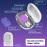 MONESAO Toothbrush Sanitizer Case, Portable Mini Toothbrush Covers with Holder, Rechargeable Travel Home Toothbrush And Holder, Cleaner Case for All Electric & Manual Toothbrushes (White)