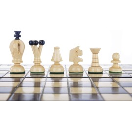 Chess and games shop Muba Beautiful Handcrafted Wooden Chess Set with Wooden Board and Handcrafted Chess Pieces - Gift idea Products (12.5\'\' (32 cm) Blue) Chess and games shop Muba Beautiful Handcrafted Wooden Chess Set with Wooden Board and Handcrafted Chess Pieces - Gift idea Products (12.5\'\' (32 cm) Blue)