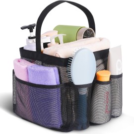 Eudele Mesh Shower Caddy Portable for College Dorm Room Essentials, 8-Pocket Large Capacity Shower Bag for Beach, Swimming, Gym Eudele Mesh Shower Caddy Portable for College Dorm Room Essentials, 8-Pocket Large Capacity Shower Bag for Beach, Swimming, Gym