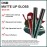 AMY\'S DIARY 3Pcs Dark Red Green Matte Liquid Lipstick Sets,Matte Lipstick Lip Stain Long Lasting 24 Waterproof Lip Gloss Gift Set Matt Liquid Makeup Lipstick for Women