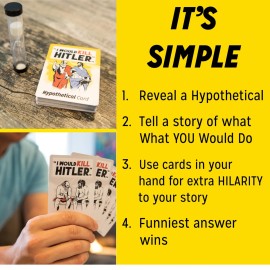 I Would Kill Hitler - The Super Adult Storytelling Party Game of Ethical Dilemmas and Hilarious Hypotheticals