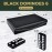 Dominos Set for Adults and Kids - Dominoes - Domino Classic Board Games, Christmas Games - Double Six Standard Dominos Set 28 Tiles with Black PU Leather Case - Juegos de Mesa