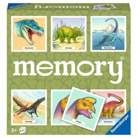Ravensburger Dinosaur Memory Game - Fun & Fast Brain Teaser for Kids 3+ | Vibrant Dinosaur Images | Easy to Learn for Birthdays and Holidays | Quality Family Time Activity