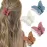 ATODEN Butterfly Hair Accessories - Matte Claw Clips for Women and Girls, 4Pcs 2.6 Hair Clamps and Jaw Clips for Thin to Medium Hair