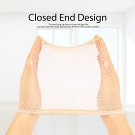 Fandamei Wig Cap, 6PCS Light Brown Mesh Wig Cap, Closed End Hair Mesh Net, Liner Weaving Caps for Women, Men, Kids, Wig Caps for Halloween, Cosplay Fandamei Wig Cap, 6PCS Light Brown Mesh Wig Cap, Closed End Hair Mesh Net, Liner Weaving Caps for Women, Men, Kids, Wig Caps for Halloween, Cosplay